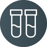 Test Tube Creative Icon Design vector