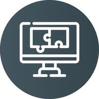 Puzzle Creative Icon Design vector
