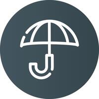diseño de icono creativo paraguas vector
