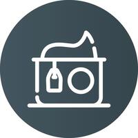 Cream Creative Icon Design vector