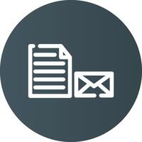 Mail Document Creative Icon Design vector