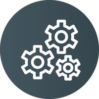 Gear Creative Icon Design vector