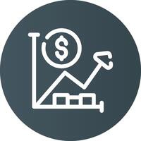 Income Settings Creative Icon Design vector