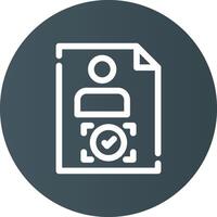 Approval Creative Icon Design vector