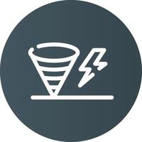 Tornado Creative Icon Design vector