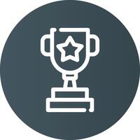 Trophy Creative Icon Design vector