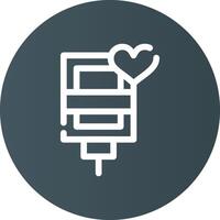 Transfusion Creative Icon Design vector