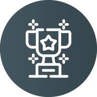 Trophy Creative Icon Design vector