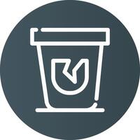 Trash Creative Icon Design vector