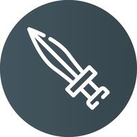 Sword Creative Icon Design vector