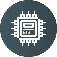 Cpu Creative Icon Design vector