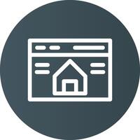 Property Sale Creative Icon Design vector