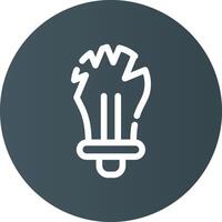 Bulb Creative Icon Design vector