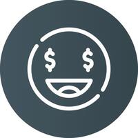 Greedy Creative Icon Design vector