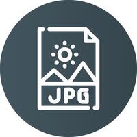 Jpg File Creative Icon Design vector