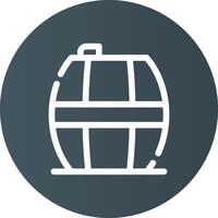 Barrel Creative Icon Design vector