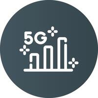 5G Creative Icon Design vector