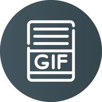 GIFs Creative Icon Design vector