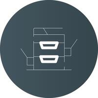 Copy Machine Creative Icon Design vector