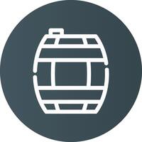 Barrel Creative Icon Design vector