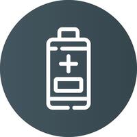 Battery Creative Icon Design vector