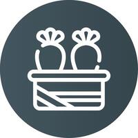 Groceries Delivery Creative Icon Design vector