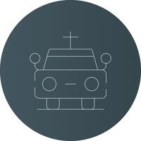 Hearse Creative Icon Design vector