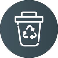 diseño de icono creativo de basura vector