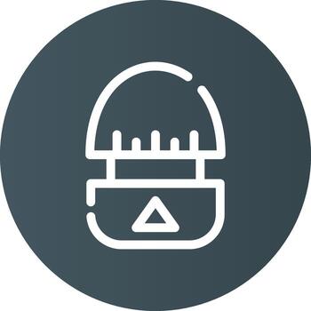 Kitchen Timer Creative Icon Design vector