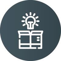 Think Out Of The Box Creative Icon Design vector