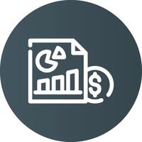 Budget Creative Icon Design vector