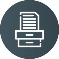 Project Inbox Creative Icon Design vector