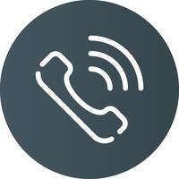 Phone Call Creative Icon Design vector