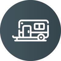 Caravan Creative Icon Design vector