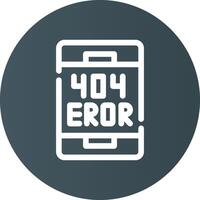 Error Creative Icon Design vector