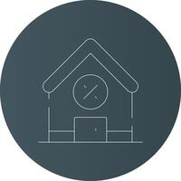 hogar oficina impuesto deducción creativo icono diseño vector