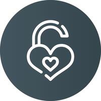 Padlock Creative Icon Design vector