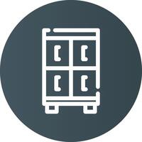 Office Locker Creative Icon Design vector