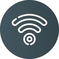 Wifi Creative Icon Design vector