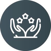 Prayer Creative Icon Design vector