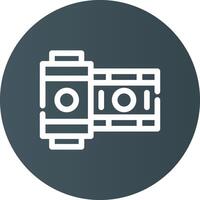 Camera Roll Creative Icon Design vector