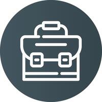 Briefcase Creative Icon Design vector