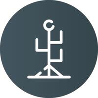 Clothes Stand Creative Icon Design vector