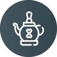 Teapot Creative Icon Design vector