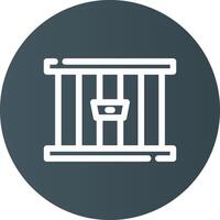 Jail Creative Icon Design vector