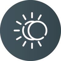 Eclipse Creative Icon Design vector