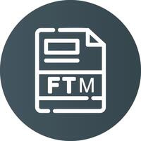 FTM Creative Icon Design vector