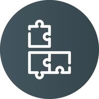 Puzzle Creative Icon Design vector
