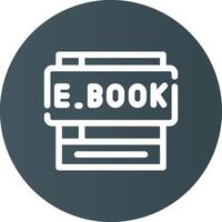 Ebooks Creative Icon Design vector