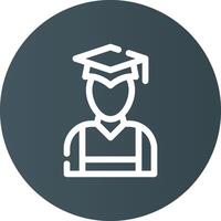 Graduate Creative Icon Design vector